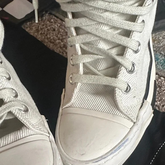 Rick Owen’s DRKSTAR Converse High Top Sneakers - 8.5 Men’s - Picture 5 of 8